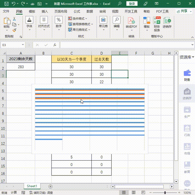 三分鐘學(xué)會用EXcel制作項目進度圖，太簡單了（excel做項目進度圖）